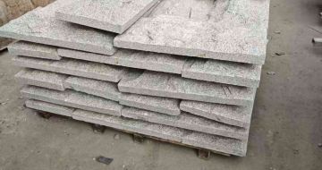 张家界芝麻白蘑菇石，自然面