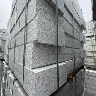 张家界芝麻白路牙石 马路牙子