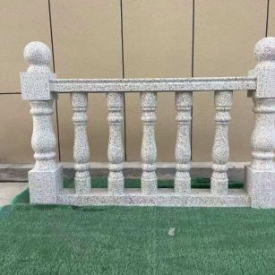 张家界芝麻白阳台栏杆 花岗岩栏杆