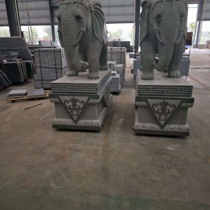 张家界芝麻灰花岗岩对象 芝麻白芝麻灰大象