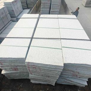 张家界芝麻白毛板，石材毛板