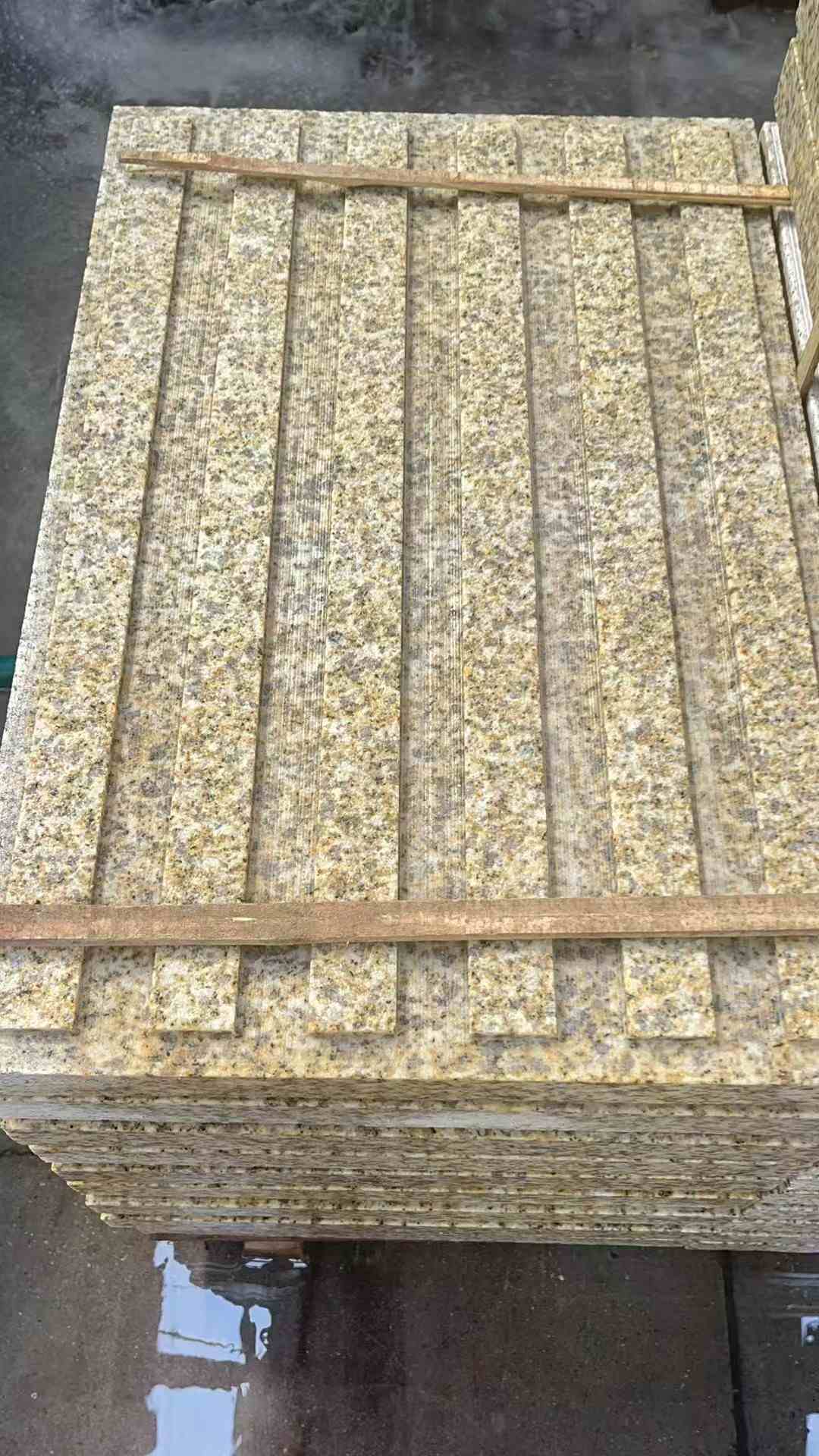 张家界黄金麻盲道 石材盲道